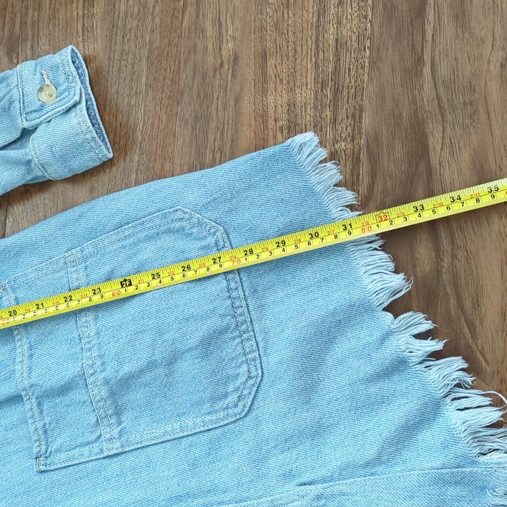 Free People Denim Mini Dress *Read Description* - Picture 9 of 10